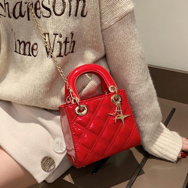 Sac à main de de luxe nouvelle femme fourre-tout sac de en cuir PU femmes concepteur sac à main chaîne épaule sacs de messager