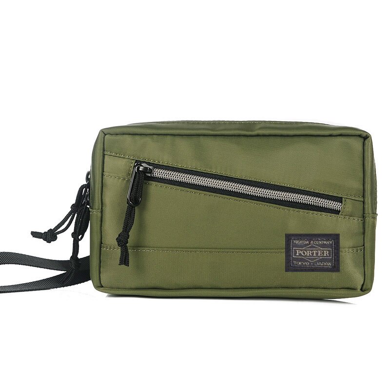 Japonais et Coréen Hommes Portefeuille Nylon Tissu Portefeuille Long Sac À Main Femme Décontracté Femmes Portefeuilles À Glissière Femmes Sacs À Main: green