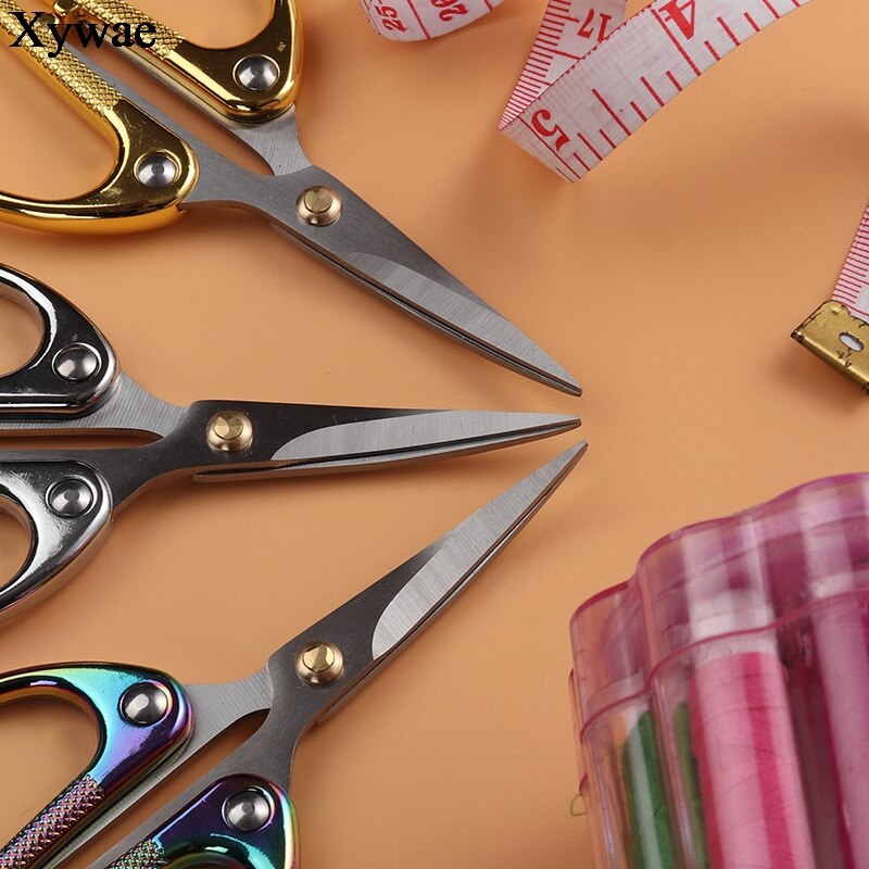 Tijeras de bordado de cabeza deformada para costura, corte Vintage, tijeras curvas para tela, herramientas de artesanía de punto de cruz
