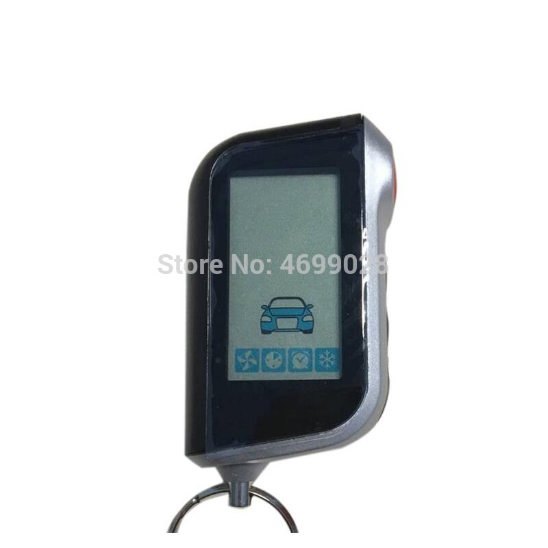 A93 Vertikale LCD Fernbedienung Keychain für Russische Starline A93 Zwei Weg Auto Alarmanlage System Schlüssel kette fob