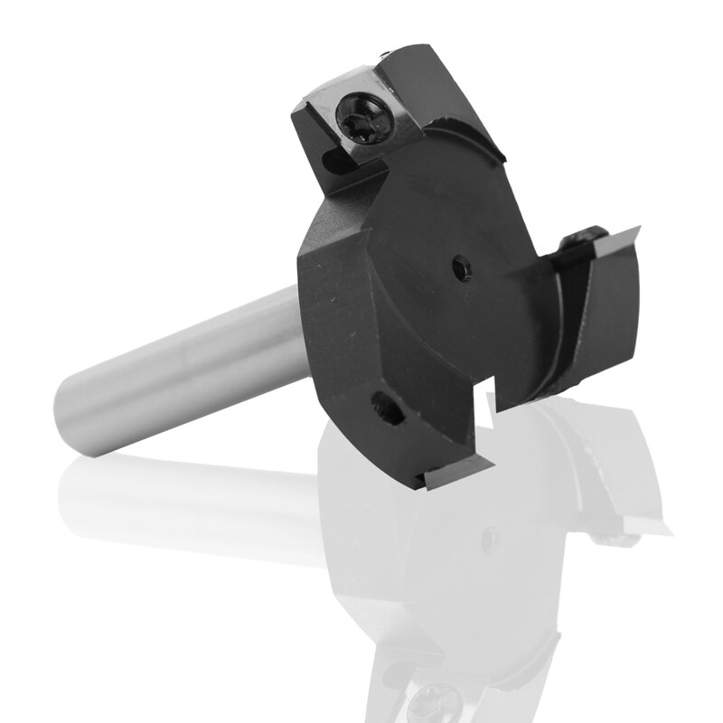 8mm 12mm shank Replaceable blade Planing Bit Face End Milling Cutter Insert-Style Spoilboard CNC Surfacing Router Bits For Wood