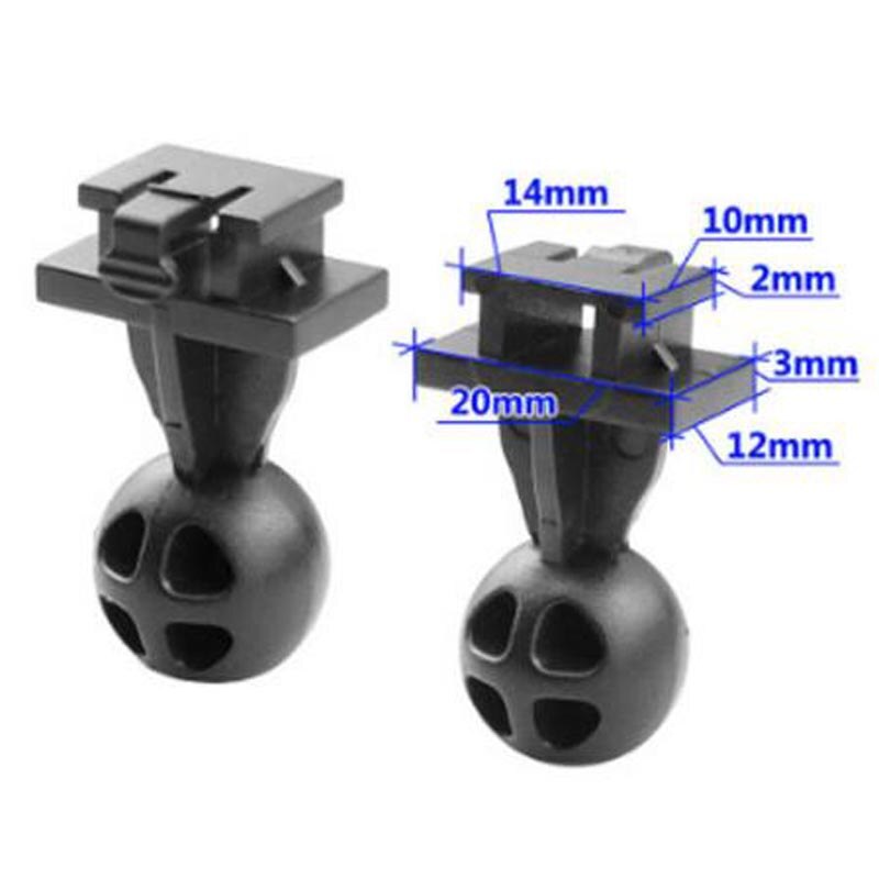 3X 14MM Mini Car Driving Recorder with Sucker Bracket Base Universal Mount for DVR Camera Bracket DV GPS Camera Stand Holder
