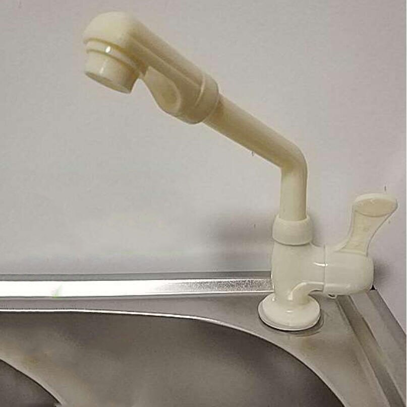 G1/2 zlew z tworzywa sztucznego kran PP pojedyncze zimne kran zlew pojedynczy otwór kuchnia kran