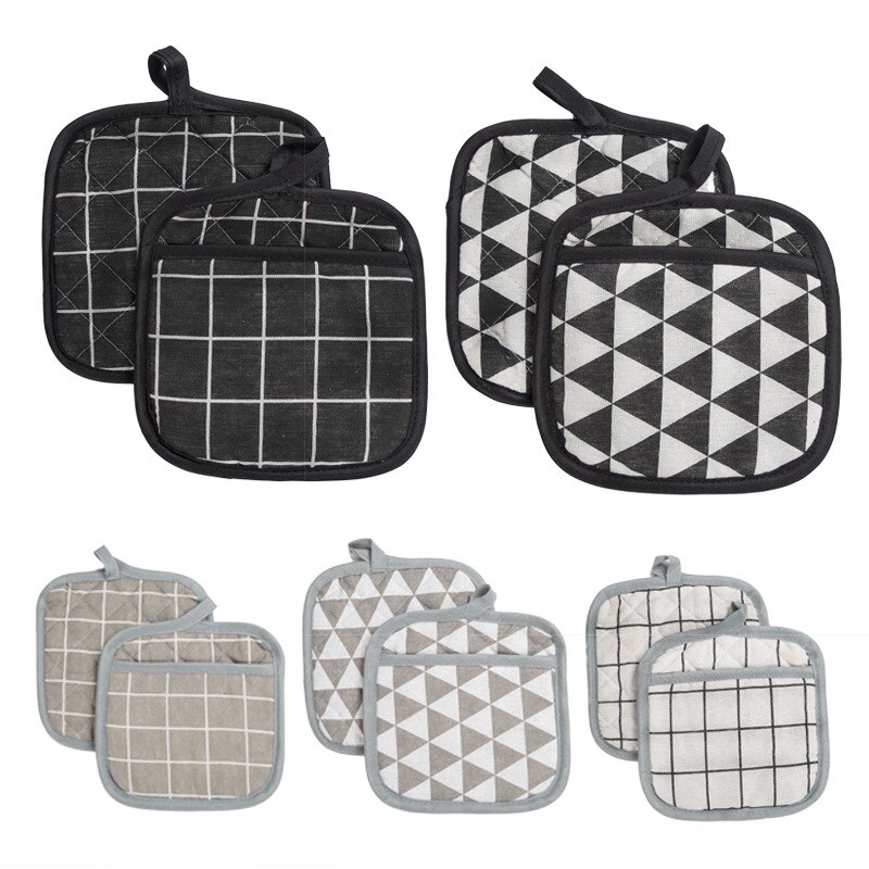 Guantes de cocina resistentes al calor, manoplas para olla , 2 piezas