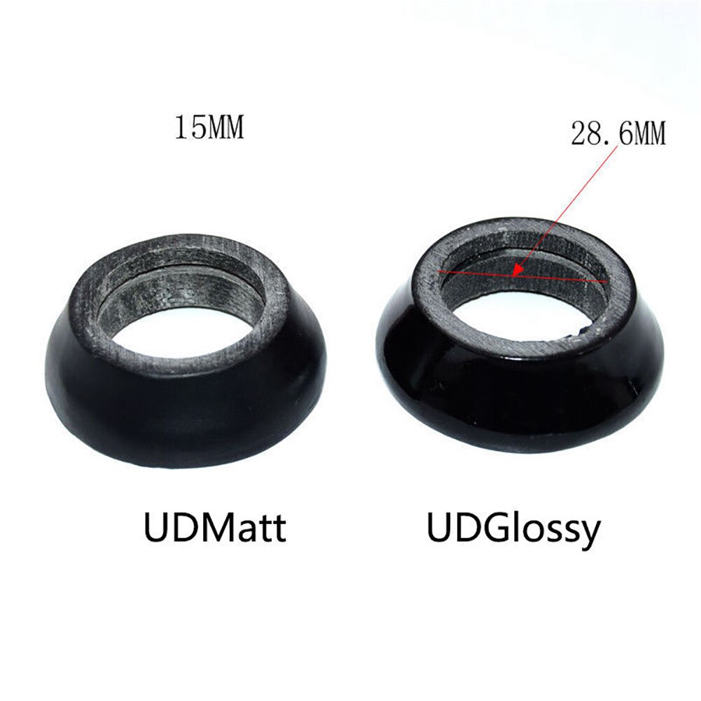 Carbon Fiber Road Mountain Bike Headset Spacer Bicycle 28.6mm Fork Bowl Washer
