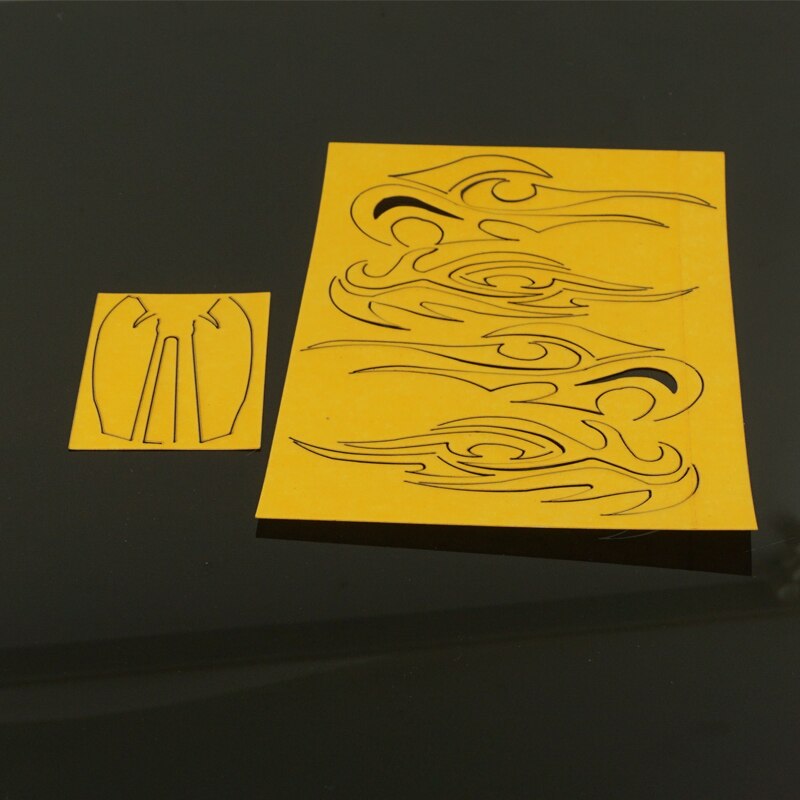 homemade decals for clear cowl shell AVANTE MK3/NEO VQS/ thunder shot MK2 polycarbonate body painting for tamiya MINI 4WD car: decal D