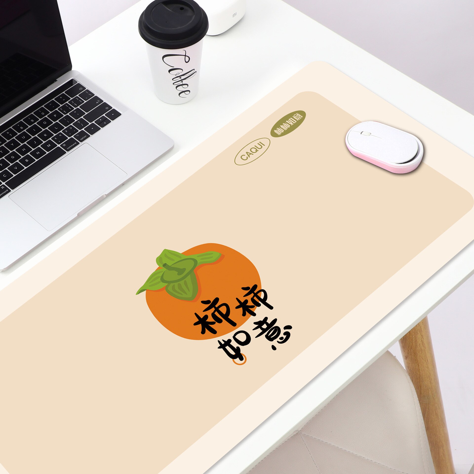 Cute Fruit Cartoon Mouse Pad INS Tide Large Game Computer Keyboard Office Long Table Mat Kawaii Desk for Teen Girls for Bedroom: 2-800x300x2mm