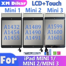 Lcd En Touch Screen Display Getest Voor Apple Ipad Mini1 Mini2 Mini3 A1432 A1454 A1455 A1489 A1490 A1491 A1600 A1601 mini 1 2 3
