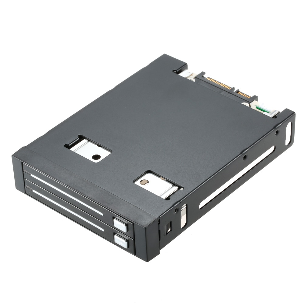 Dual Bay 2.5" Inch SATA III Hard Drive HDD & SSD Tray Caddy Internal Mobile Rack Enclosure Docking Station Swap for desktop