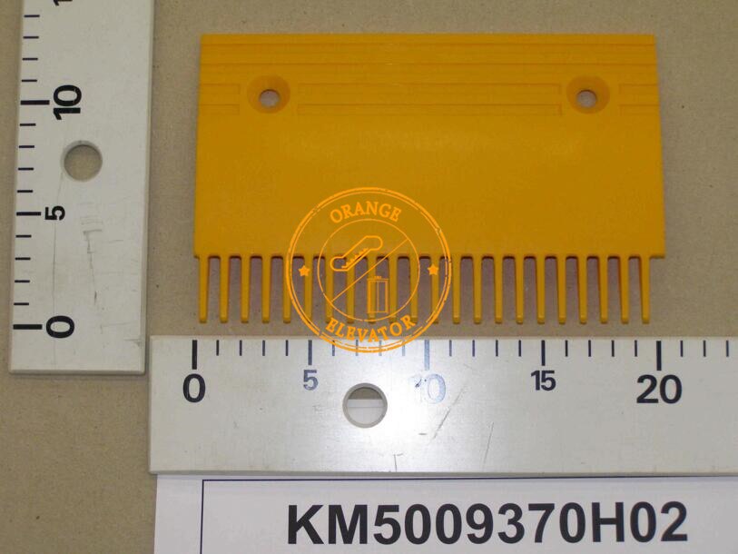 Plaque de peigne pour Escalator, pas de trou de 140mm, côté gauche, 22 dents, L202mm