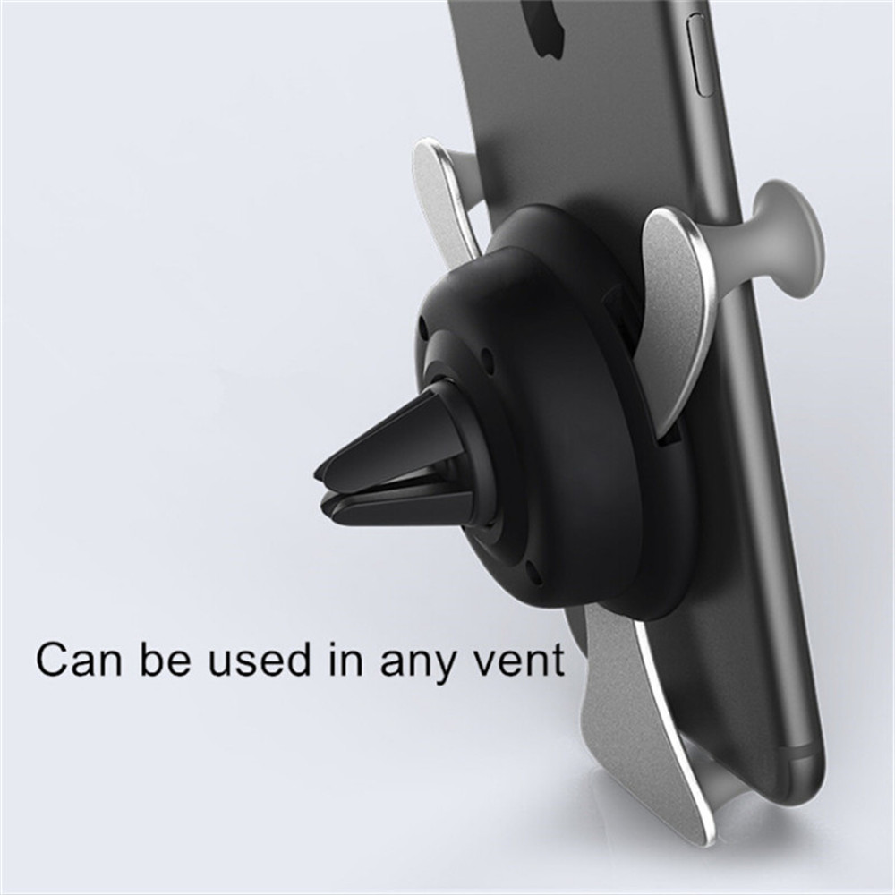 Grawitacyjny samochodowy uchwyt na telefon Air Vent Clip Mount Smartphone Stand GPS Support Dla iPhone Huawei Samsung Xiaomi Uniwersalny uchwyt samochodowy