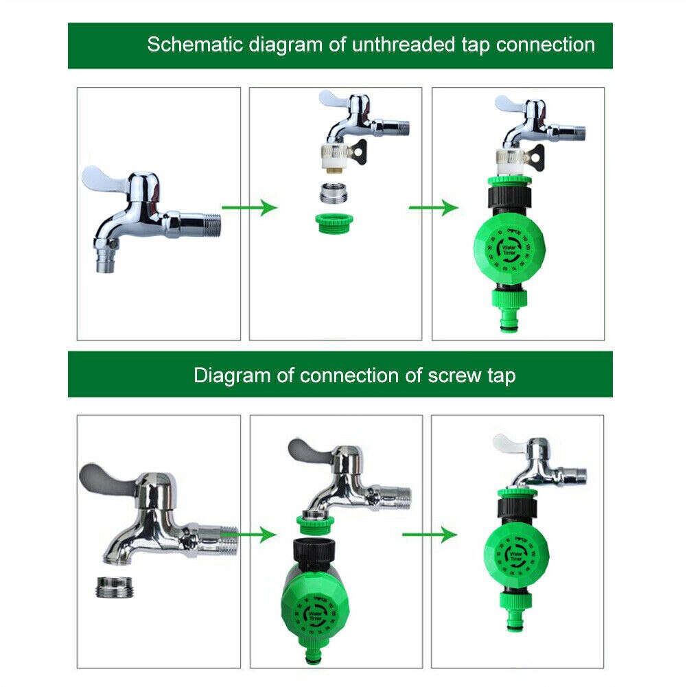 Automatic Mechanical Water Timer Valve Irrigation Sprinkler Controller Garden Watering Timer Irrigation Controller System