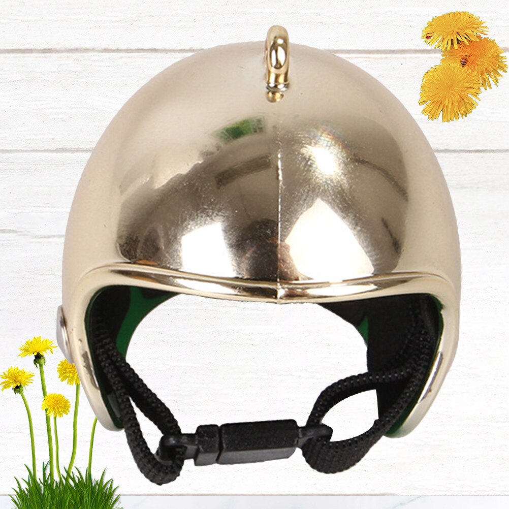 1pc casco per pollo PP accessori divertenti caschi protezione equipaggiamento protettivo per galline per uccelli pulcino per animali domestici: immagine 7