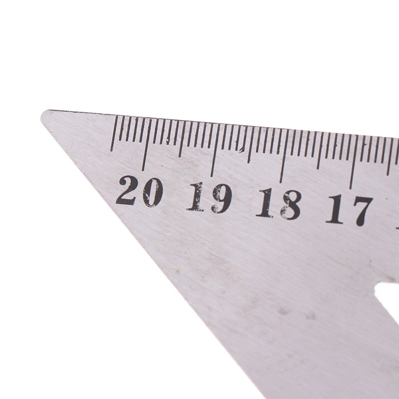 Triangle Ruler 90 Degrees 150/200mm Stainless steel Horizontal Woodworking Speed Square Protractor Trammel Measuring Tool
