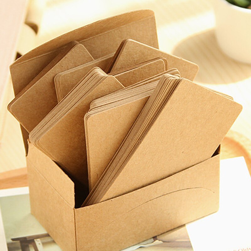 100 stücke Jahrgang leer Kraft Papier Tisch Nummer Name Karte Ort Karten Hochzeit Hochzeit Geburtstag Party Dekoration Einladungen