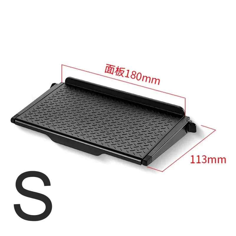 Estante de almacenamiento superior ajustable para pantalla de TV, soporte para Monitor de ordenador, soporte de escritorio, estante de exhibición para TV, estante de almacenamiento: Negro