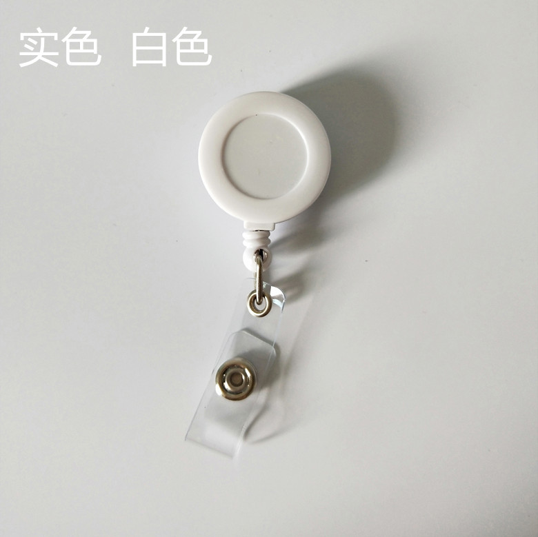 Intrekbare badgehaspel Medische werknemer Werkkaart Clip Arts Verpleegkundige ID Naamkaart Display Tag Personeelskaart Badgehouder Accessoires: Licht Geel