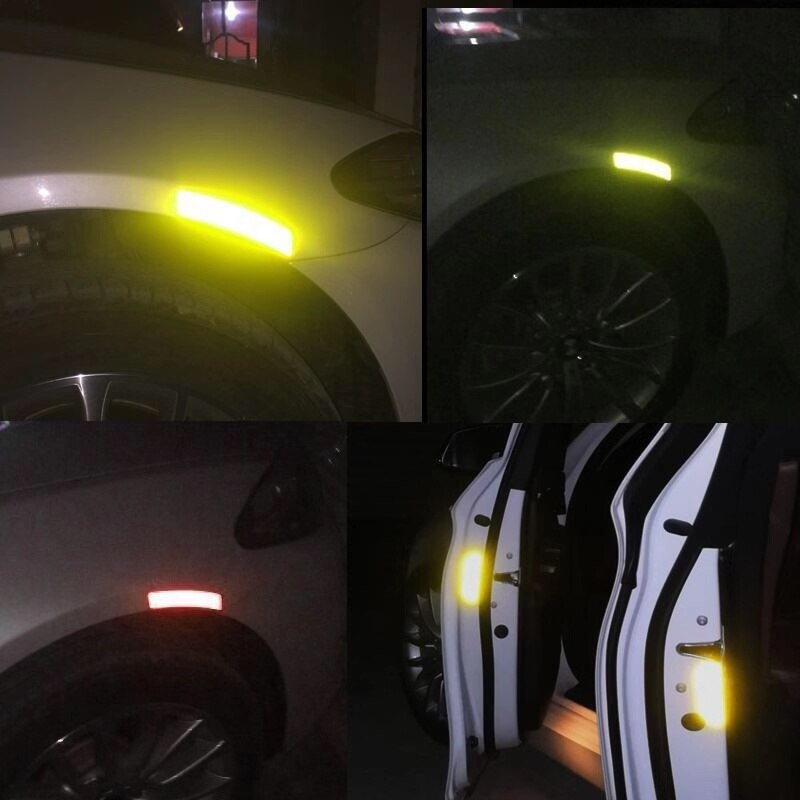 Car Door Safety Warning Reflective sticker for Volvo V40 V50 V60 V70 S40 S60 S60L S70 S80 S90 XC40 XC60 XC70 XC80 XC90