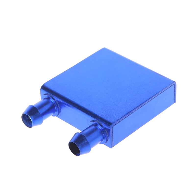 Aluminum Water Cooling Block Liquid Water Cooler Heat Sink System for PC Computer Radiator Endothermic Head Blue: green