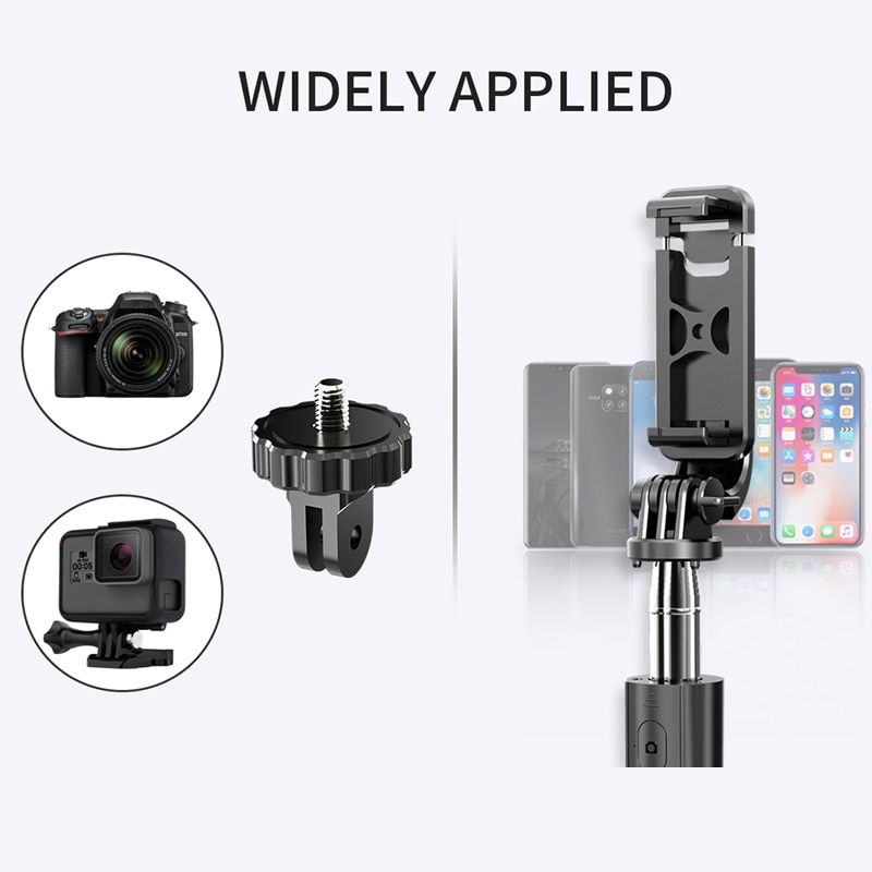 4 In1 Bluetooth Draadloze Selfie Stok Statief Opvouwbare & Monopods Universal Voor Smartphones Voor Gopro En Sport Action Camera