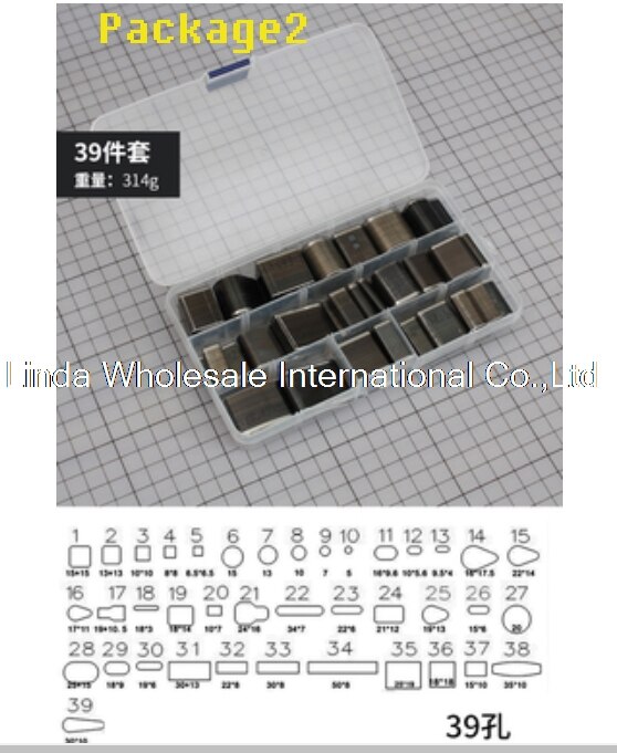 Leather pattern punch set,leather tool,leather carving cutting tool: Package2