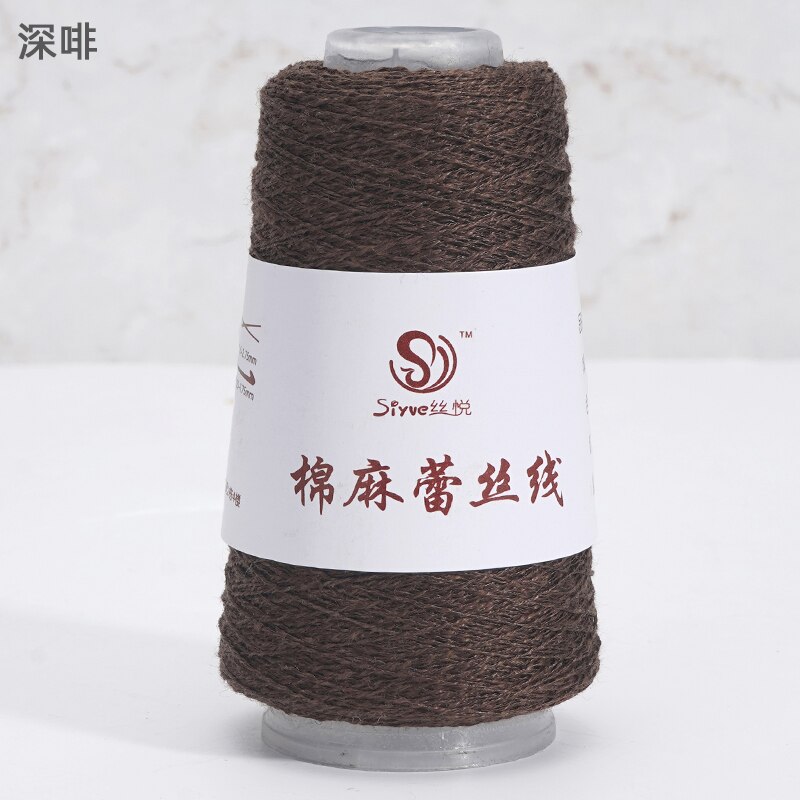 Il filato di lino mercerizzato da 50g è tessuto a mano: 33