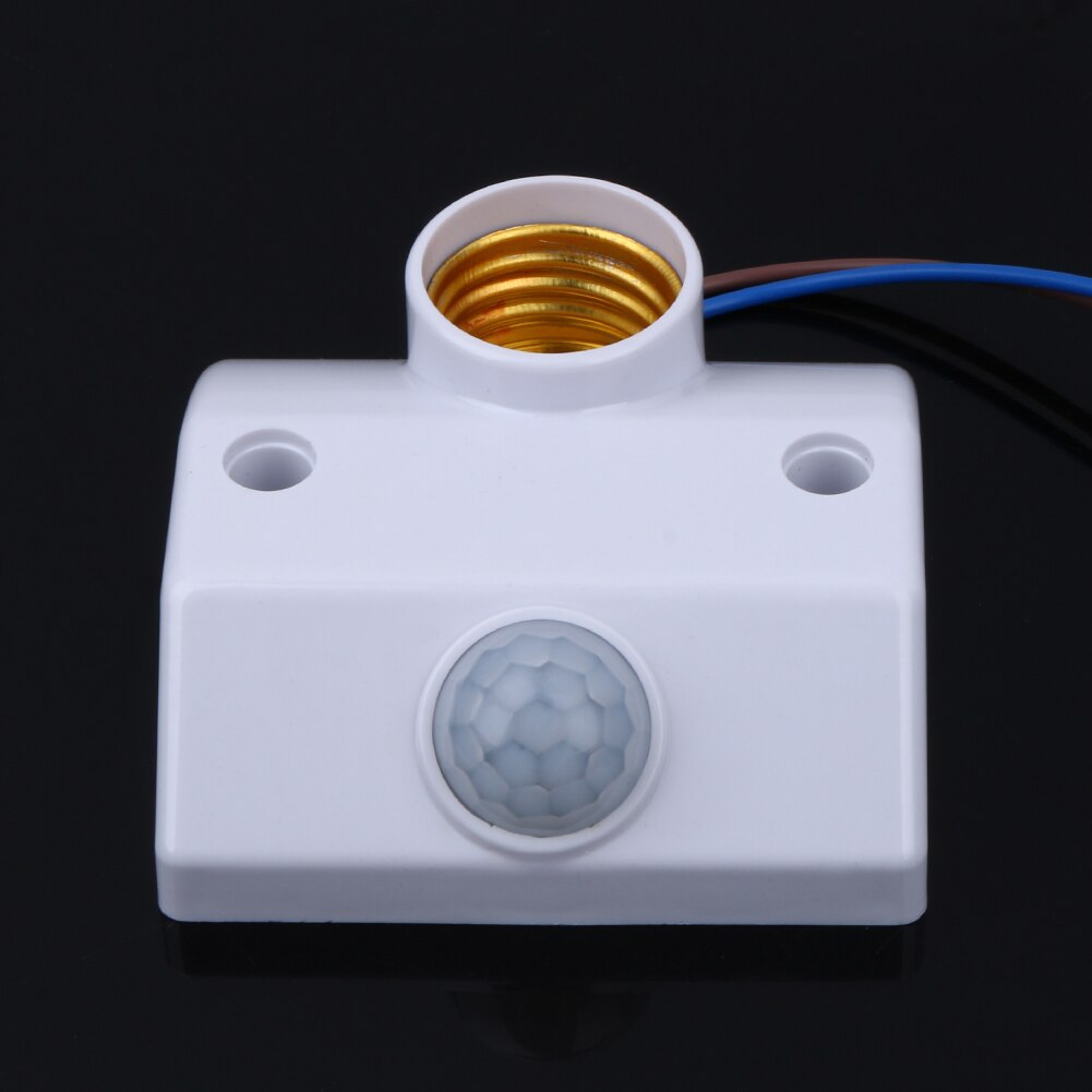 E27 220V Infrared Motion Sensor Automatic Light Lamp Holder Switch PIR Motion Sensor Switch Light Holder Socket