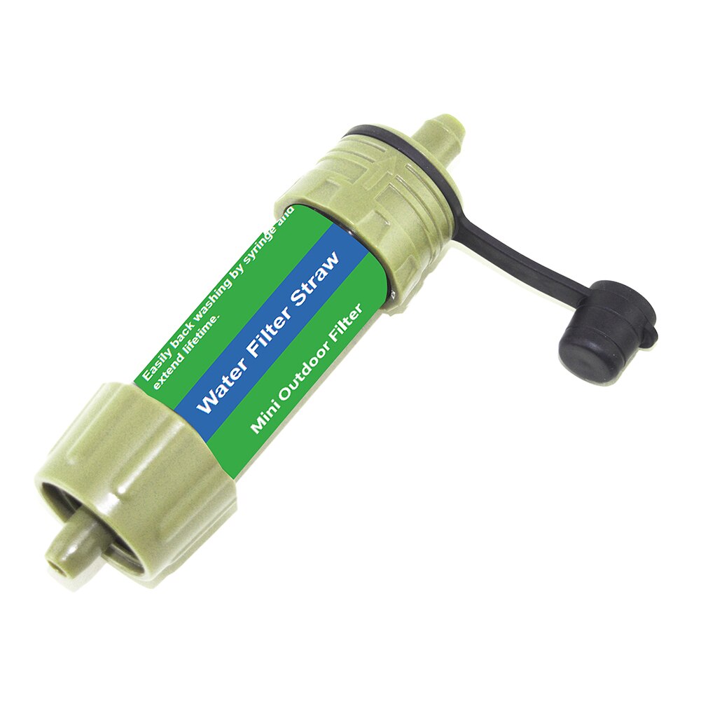 Outdoor Waterzuiveraar Persoonlijke Emergency Water Filter Verbeteren Water Mini Draagbare Filter Outdoor Activiteiten