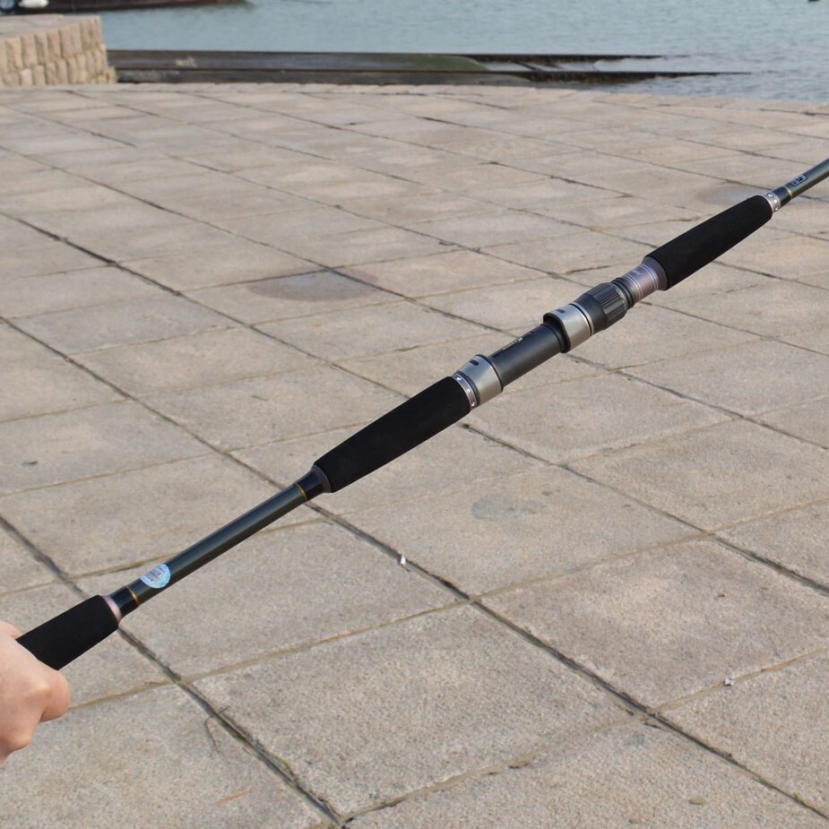 TOMA Sea Surf Carbon Jigging Fishing Rods Spinning 1.65m 1.8m MH Power 50-200g Big Game Boat Fishing Rod 2 Sections Saltwater