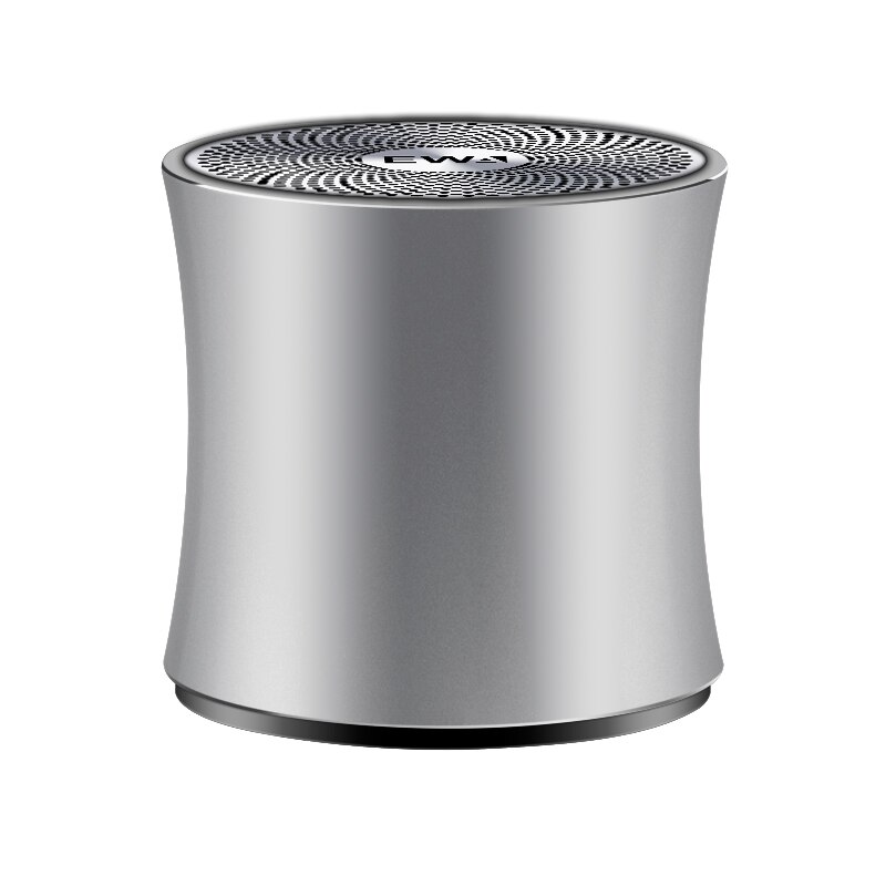 Ewa A5 Draagbare Draadloze Bluetooth Speakers Oplaadbare Batterij Metalen Doos Luid Geluid Zware Bas Duitsland Bauhaus Speaker: SILVER