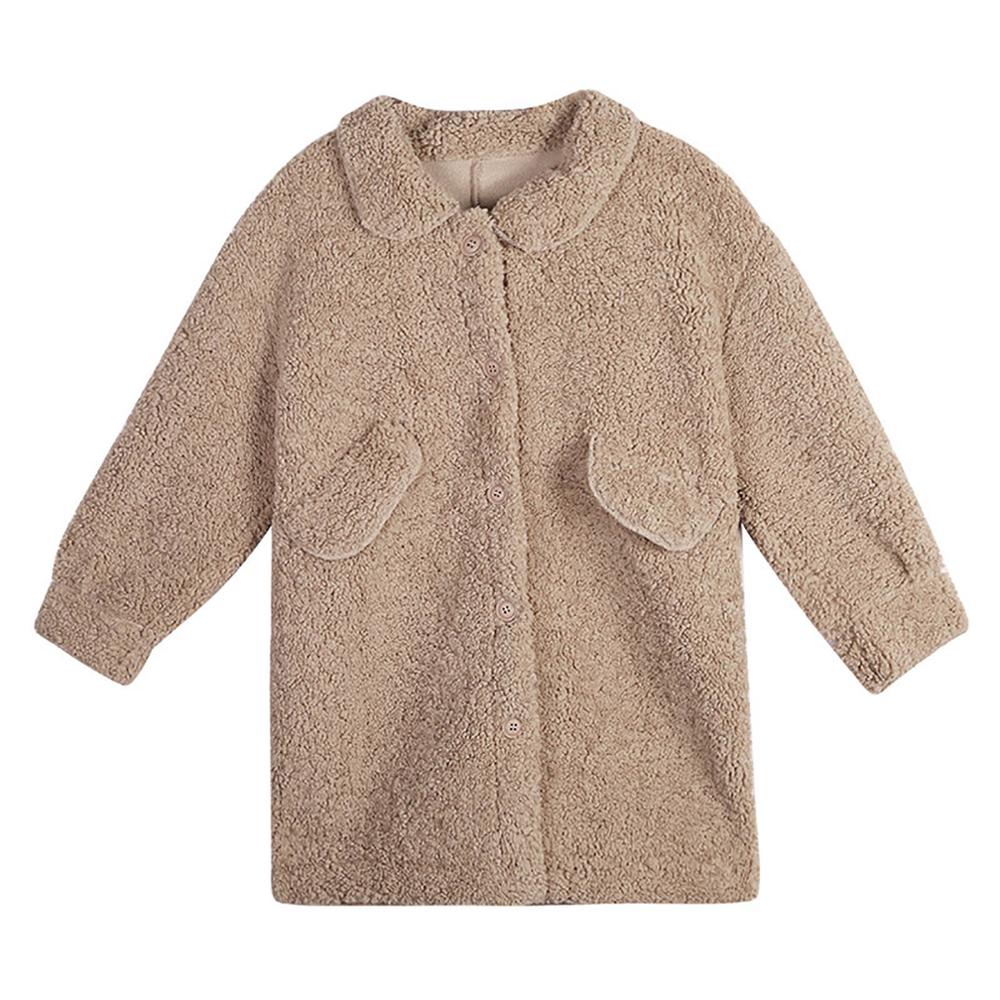 Cappotto Teddy Jas Dames Coat Woman Winter Mid-Length Lmitation Lamb Wool Loose Hairy Coat Chaqueta Polar Mujer