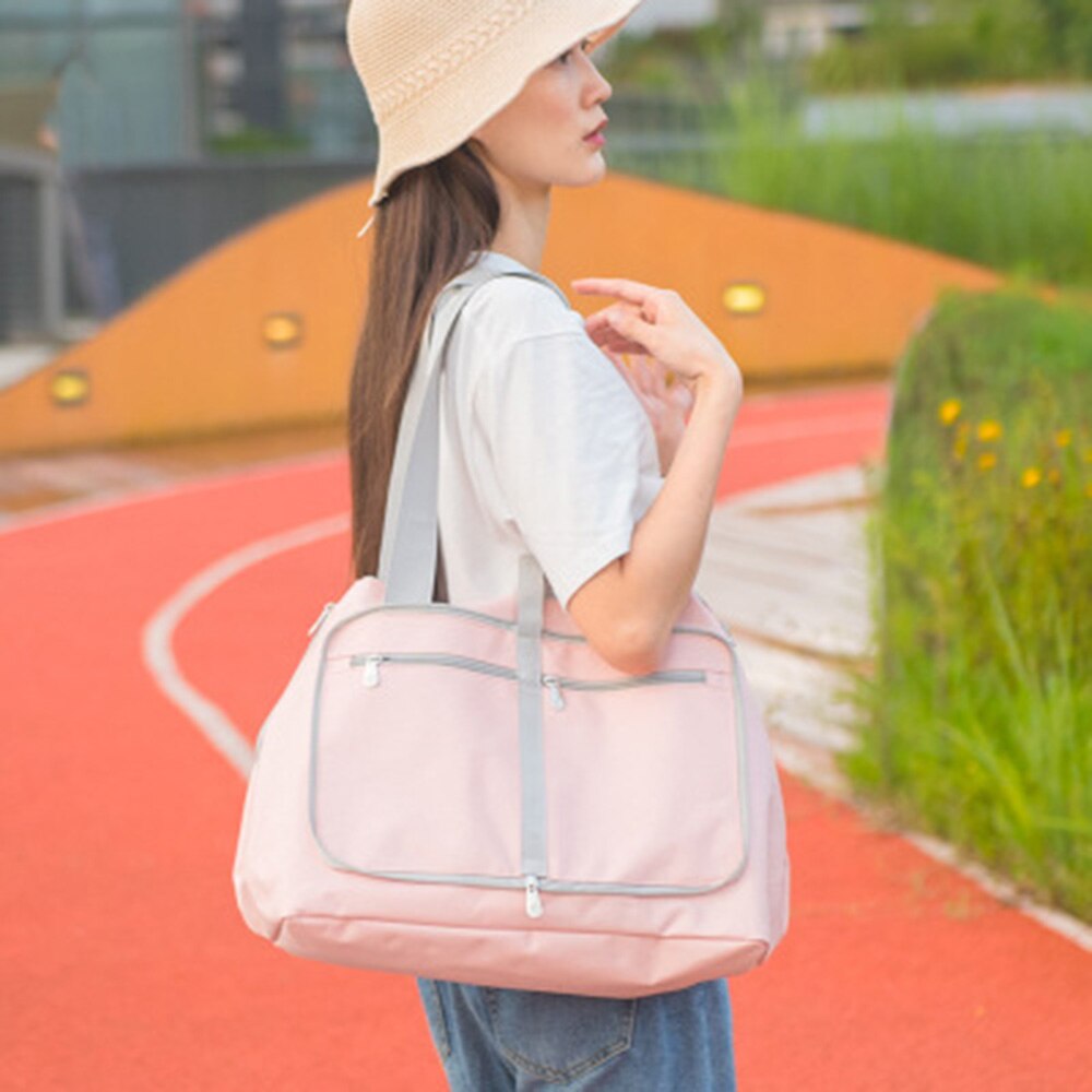 Sacs de voyage pliables en Nylon unisexe, grande capacité, sacs à main étanches pour femmes et hommes,