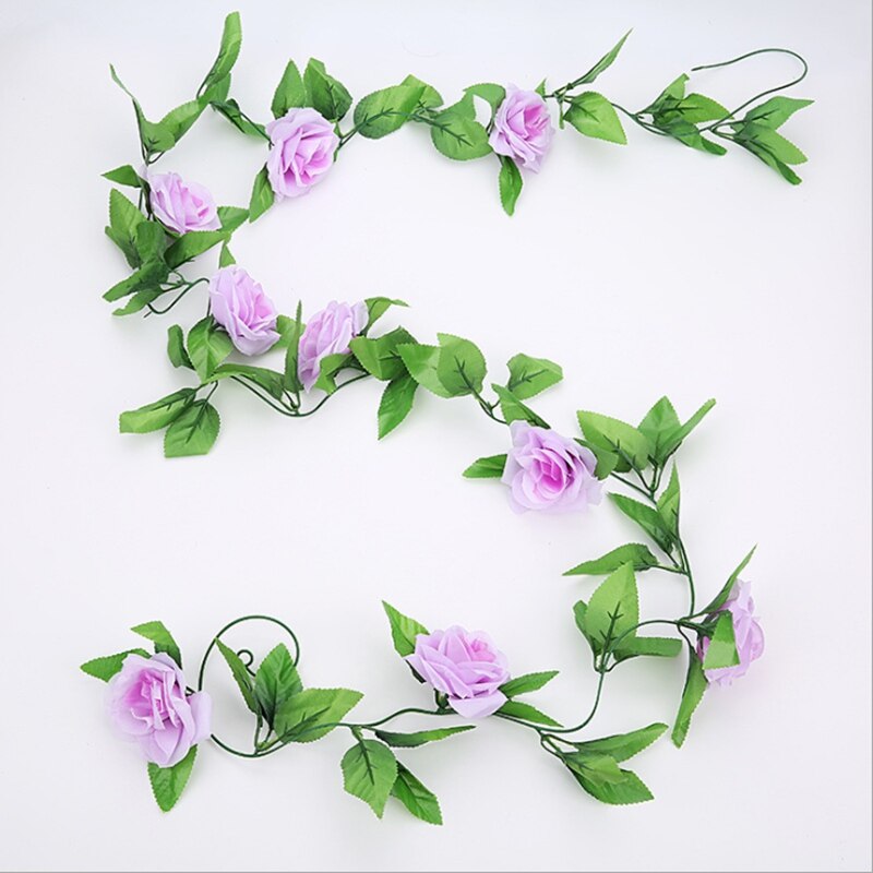 Artificial Plants All for Wedding Roses Flower Vine Christmas Bathroom Decorative Flowers Wall Home Decor Household Products: 7