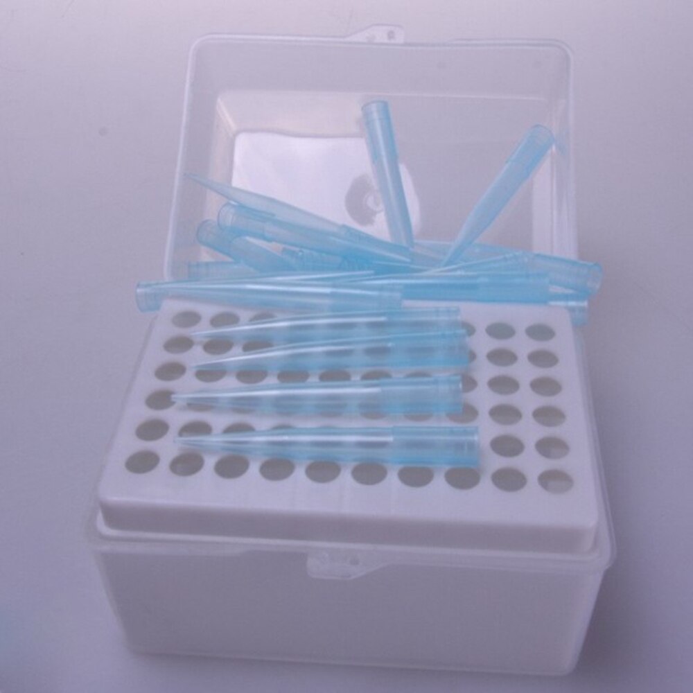 Rechthoekige 60 Posities Laboratorium 1000UL Pipette Pipet Tip Holder Box