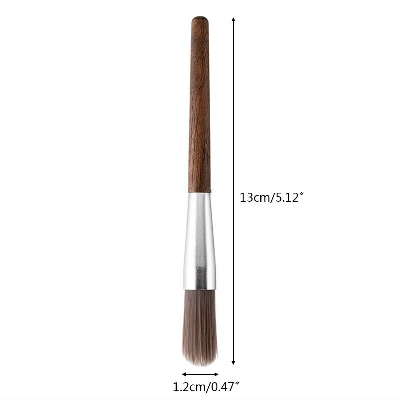 Koffiemolen Machine Borstel Haren Afstoffen Borstels Met Houten Handvat Cleaner Tool Voor Barista Keuken