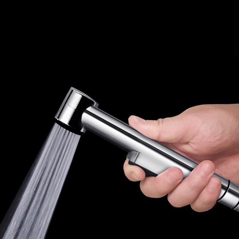 1pcs Hand-held Switch Clean Body Bidet Nozzle Spray Shower Head Toilet Kitchen Garden Flusher NIN668: Default Title