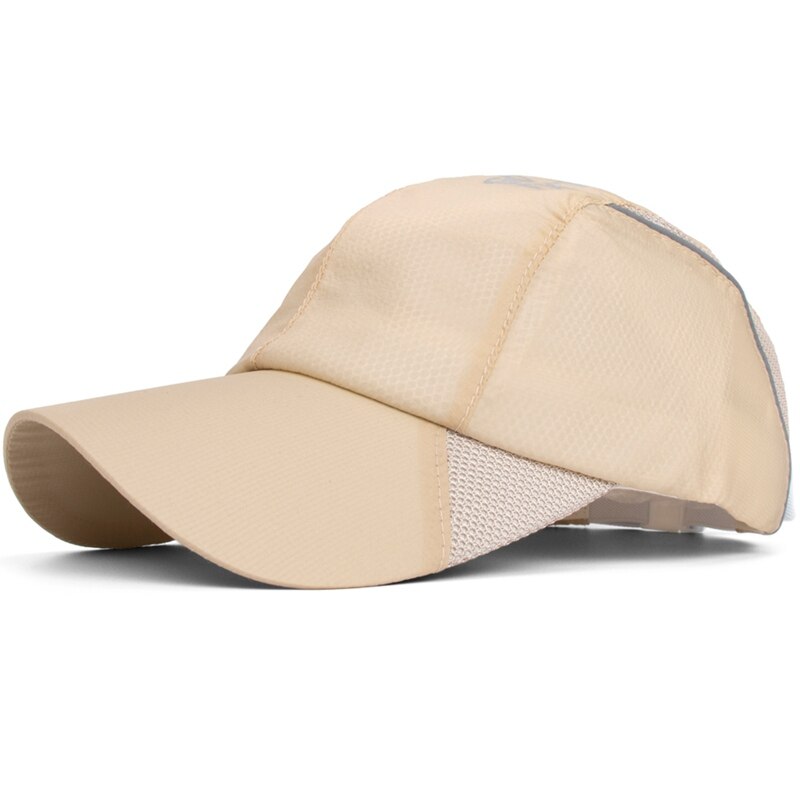 Gorro de secado rápido para hombre, informal, ultrafino, transpirable, gorra deportiva, sombrero para hombre, moderno gorro informal para hombre, sombrero para el sol: apricot