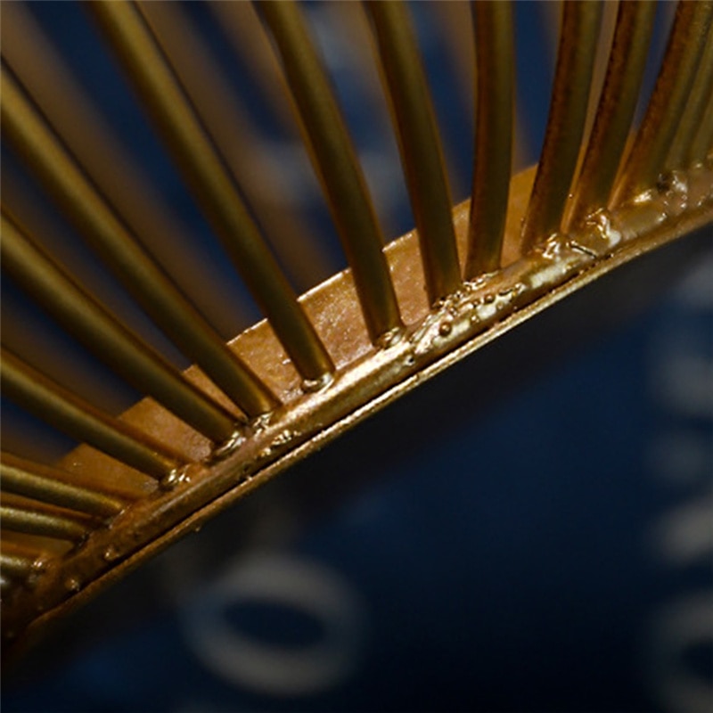 Kaarsenhouder in europese stijl, geometrische ijzeren kaarsenhouder, metalen ambachtelijke beugels, kandelaar 1pc