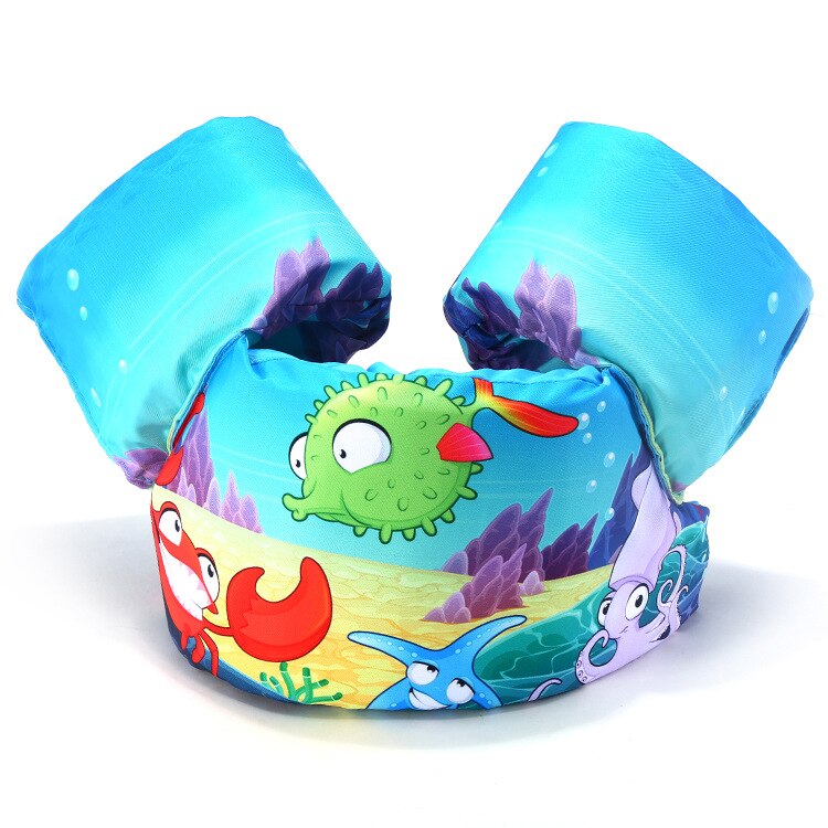 Leuke Cartoon Zomer Peuter Reddingsvest Kids Swim Vest Arm Bands Zwembad Slijtage Float Veilig US: Crab