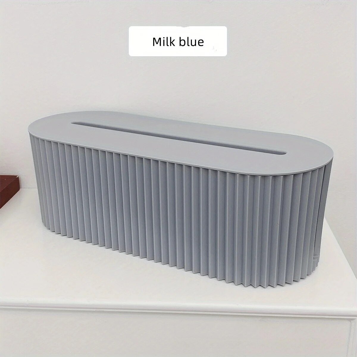 Caja de almacenamiento de cables con tapa para oficina, organizador de cables de alta capacidad, caja de gestión de cables de enchufe de escritorio que ahorra espacio, 1 unidad: Blanco