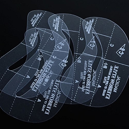 24 PCS Reusable Eyebrow Stencil Set Eye Brow DIY Drawing Guide Styling Shaping Grooming Template Card Easy Makeup