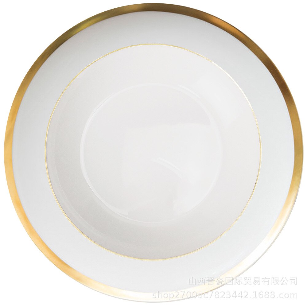 Phnom Penh Plaat Nordic Breed Phnom Penh Bone China Servies Set Steak Dessert Fruit Elegante Bone China Servies