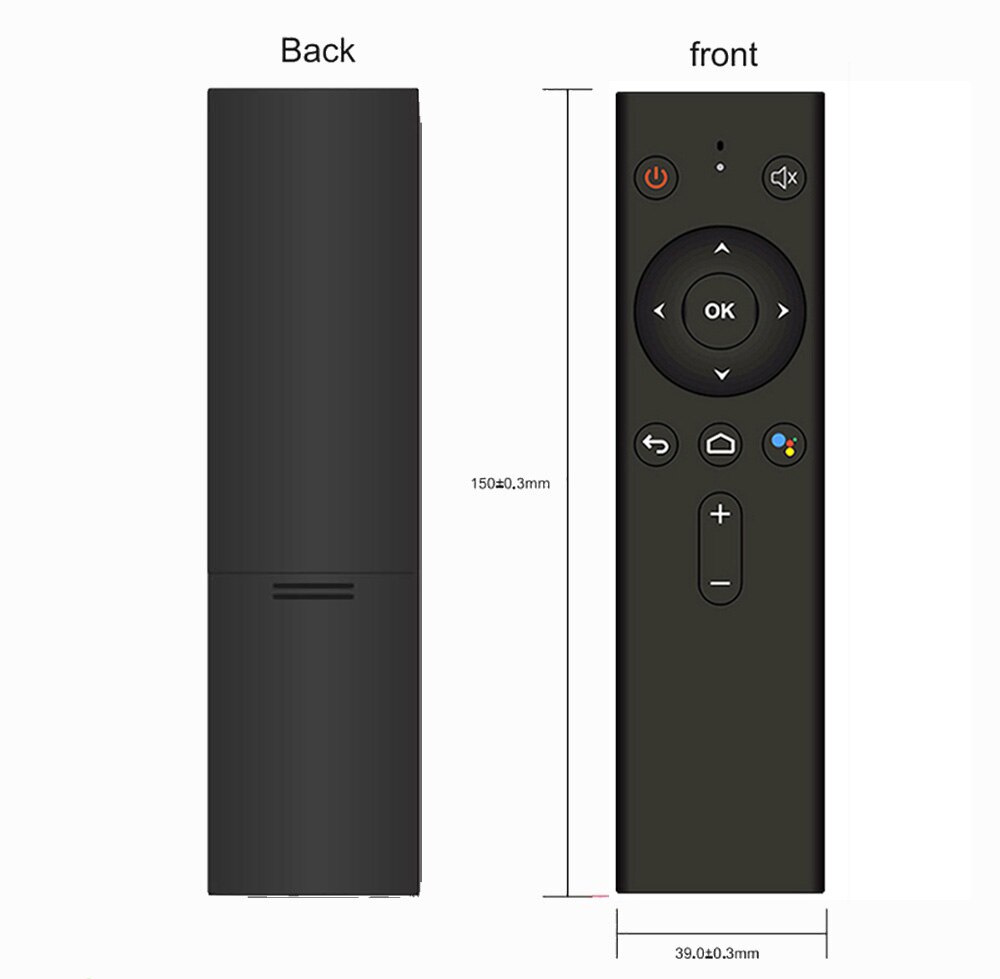 MECOOL Bluetooth télécommande vocale sans fil Mini clavier Air souris mouche pour Android TV Box KM3 ATV KM9 PRO télécommande
