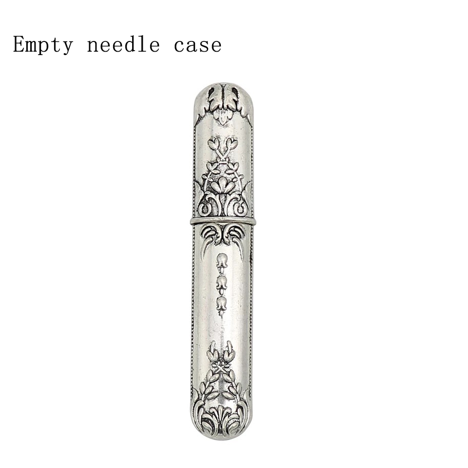 20Pcs Rvs Naalden Huishoudelijke Hand Borduurwerk Naalden &amp; Vintage Naald Case Diy Naaien Gereedschap: 1pc needle case