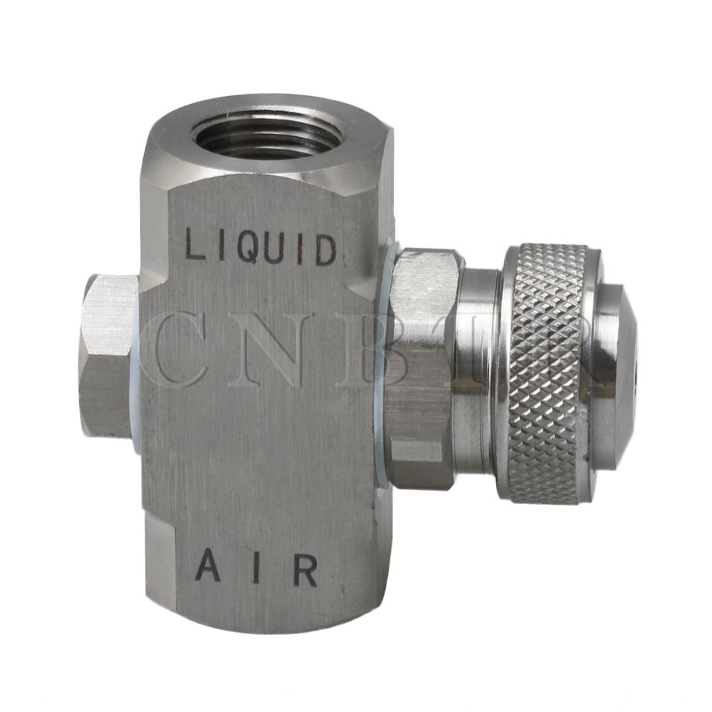 Cone Type Air Atomizing Non-adjustable Siphon Mist Nozzle 1/4BSP Thread