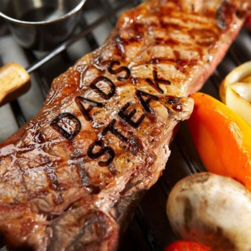 BBQ Grill Branding Eisen Unterschrift Name Kennzeichnung Stempel Werkzeug Fleisch Steak Burger 55 x Buchstaben und 8 räume