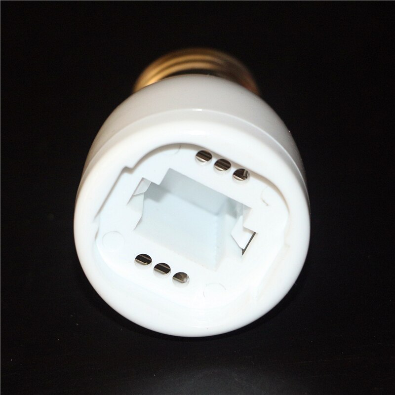 ASMTLED 1 stks Wit E27 naar G24 Brandvertragende PBT led adapter converter g25 om e27 bulb Socket Base houder adapter 2pin