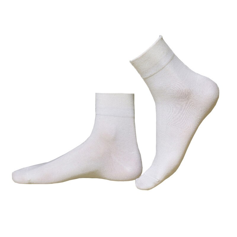 Men's Cotton Socks Styles 5 Pairs / Lot White Socks White Breathable Spring Summer For Male