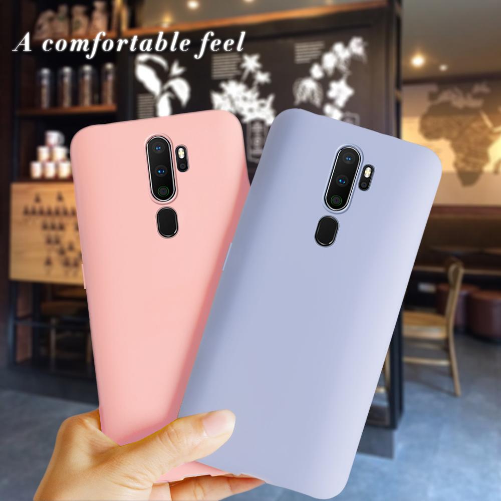 Para OPPO A9 funda de silicona suave lindo caramelo mate fundas de teléfono para OPPO A5 Fundas para OPPO A11X A 9 Coque