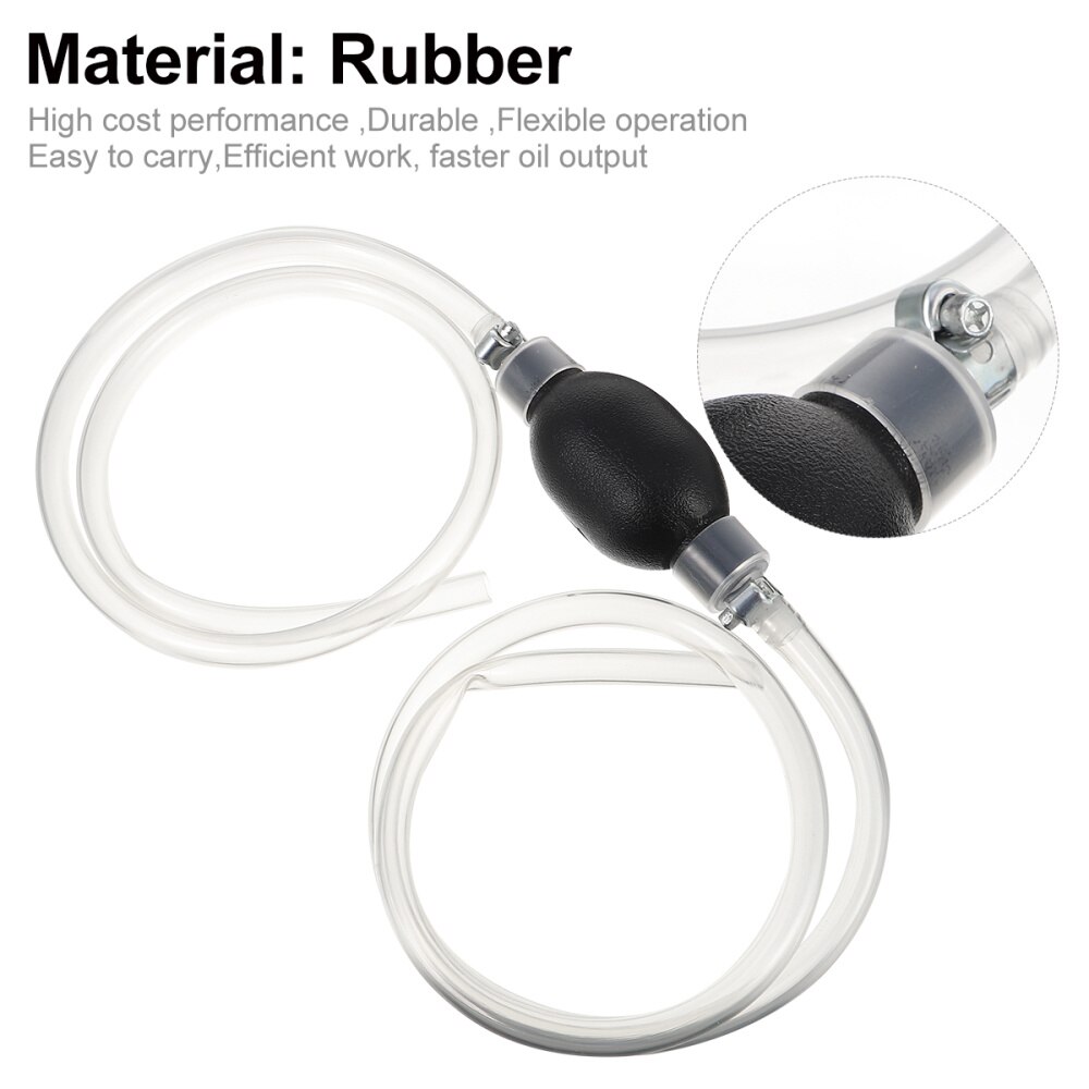 Oil Water Fuel Transfer Siphon Pump Gasoline Siphone Hose Fuel Transfer Pump